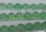 CFL603 15.5 inches 10mm round AB grade green fluorite beads wholesale