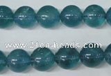 CFL664 15.5 inches 12mm round AB grade blue fluorite beads wholesale