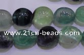 CFL722 15.5 inches 13*16mm nuggets natural fluorite beads wholesale