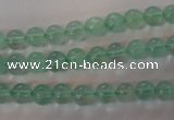 CFL852 15.5 inches 8mm round green fluorite gemstone beads