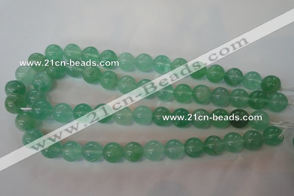 CFL853 15.5 inches 10mm round green fluorite gemstone beads