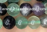 CFL925 15.5 inches 8mm round fluorite beads wholesale