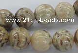 CFS05 15.5 inches 16mm round natural feldspar gemstone beads