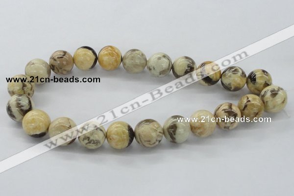 CFS06 15.5 inches 18mm round natural feldspar gemstone beads