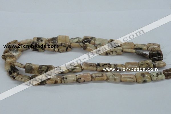 CFS15 15.5 inches 12*16mm rectangle natural feldspar gemstone beads