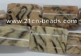 CFS17 15.5 inches 18*25mm rectangle natural feldspar gemstone beads
