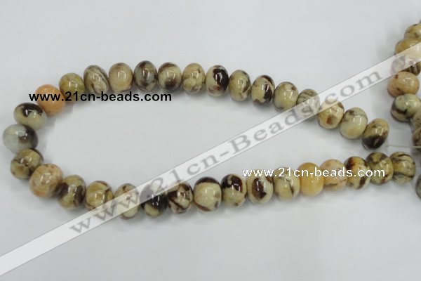 CFS209 15.5 inches 12*16mm rondelle natural feldspar gemstone beads