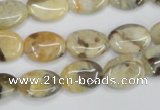 CFS210 15.5 inches 12*16mm oval natural feldspar gemstone beads