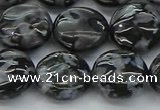 CFS313 15.5 inches 15mm flat round feldspar gemstone beads