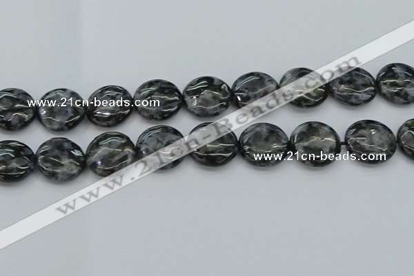 CFS315 15.5 inches 20mm flat round feldspar gemstone beads