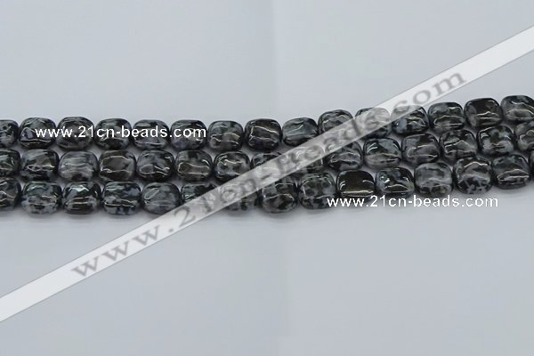 CFS320 15.5 inches 10*10mm square feldspar gemstone beads