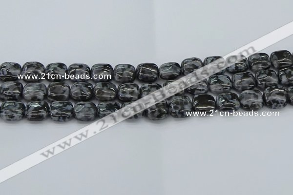 CFS321 15.5 inches 12*12mm square feldspar gemstone beads