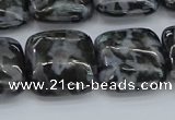 CFS323 15.5 inches 18*18mm square feldspar gemstone beads