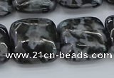 CFS324 15.5 inches 20*20mm square feldspar gemstone beads