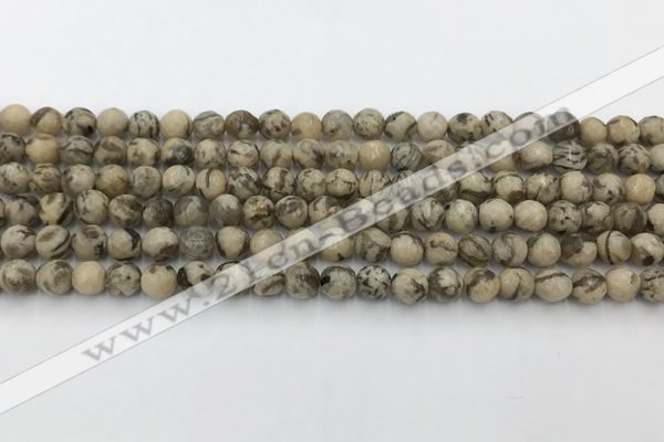 CFS408 15.5 inches 4mm faceted round feldspar beads wholesale