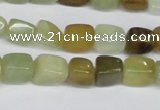 CFW116 15.5 inches 5*8mm - 8*10mm nuggets flower jade gemstone beads