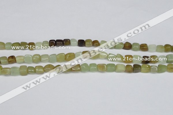 CFW116 15.5 inches 5*8mm - 8*10mm nuggets flower jade gemstone beads