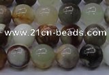 CFW12 15.5 inches 8mm round flower jade beads wholesale