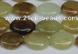 CFW135 15.5 inches 12*16mm marquise flower jade gemstone beads