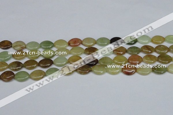CFW136 15.5 inches 13*18mm marquise flower jade gemstone beads