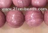 CFW53 15.5 inches 10mm round natural pink wooden jasper beads