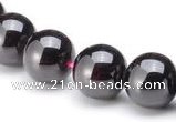 CGA03 Round 12mm natural garnet gemstone beads Wholesale