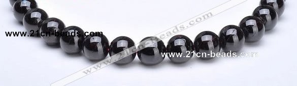 CGA04 Round 14mm natural garnet gemstone beads Wholesale