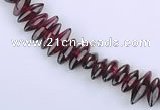 CGA12 15 inches multi sizes rice garnet gemstone beads Wholesale