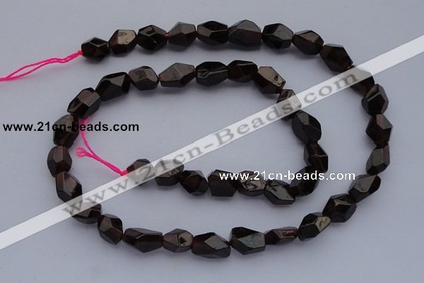 CGA16 15.5 15.5 inches 8*10mm garnet nugget gemstone beads