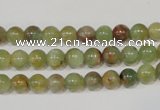 CGA202 15.5 inches 6mm round natural green garnet beads