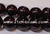 CGA353 14 inches 5mm round natural red garnet beads wholesale