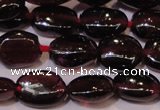 CGA396 15 inches 5*7mm oval natural red garnet beads wholesale