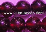 CGA421 15.5 inches 10mm round natural red garnet gemstone beads