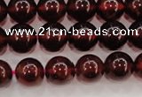 CGA605 15.5 inches 8mm A+ grade round natural orange garnet beads