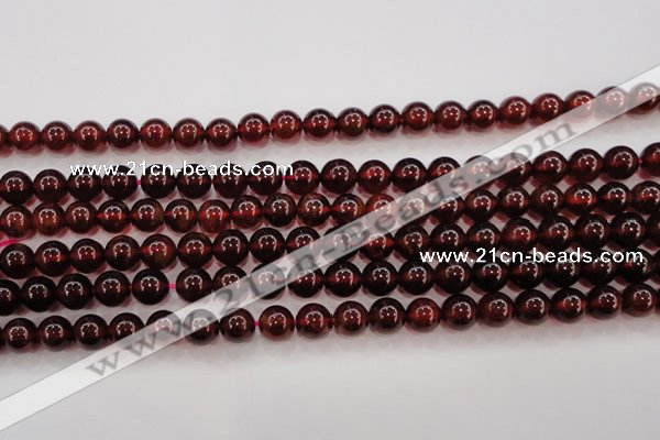 CGA605 15.5 inches 8mm A+ grade round natural orange garnet beads