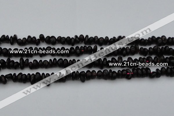 CGA653 15.5 inches 5*8mm nuggets red garnet gemstone beads