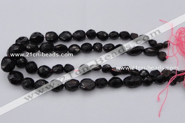 CGA658 15.5 inches 8*10mm - 15*18mm faceted nuggets red garnet beads