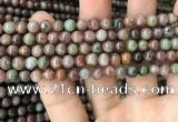 CGA683 15.5 inches 4mm round kashgar garnet beads wholesale