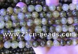 CGA701 15.5 inches 8mm round green garnet beads wholesale