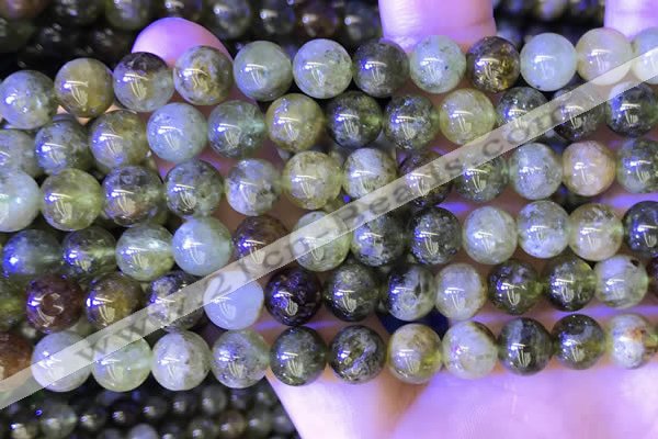 CGA701 15.5 inches 8mm round green garnet beads wholesale