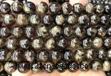CGA883 15 inches 10mm round green garnet beads wholesale
