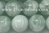 CGA903 15.5 inches 10mm round green angel skin gemstone beads