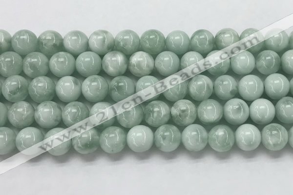 CGA903 15.5 inches 10mm round green angel skin gemstone beads