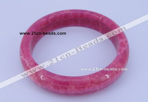 CGB201 Inner diameter 60mm fashion dyed rhodochrosite gemstone bangle