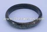 CGB212 Inner diameter 62mm fashion dyed long spar stone bangle