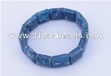 CGB213 7.2 inches fashion apatite gemstone stretchy bracelet