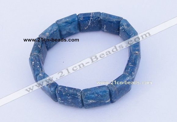 CGB213 7.2 inches fashion apatite gemstone stretchy bracelet