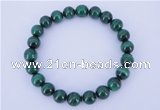 CGB220 2pcs 7.5 inches 14mm natural malachite gemstone bracelets