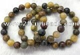 CGB2601 7.5 inches 10mm round natural pietersit beaded bracelets