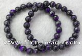 CGB2610 7.5 inches 8mm round natural sugilite beaded bracelets